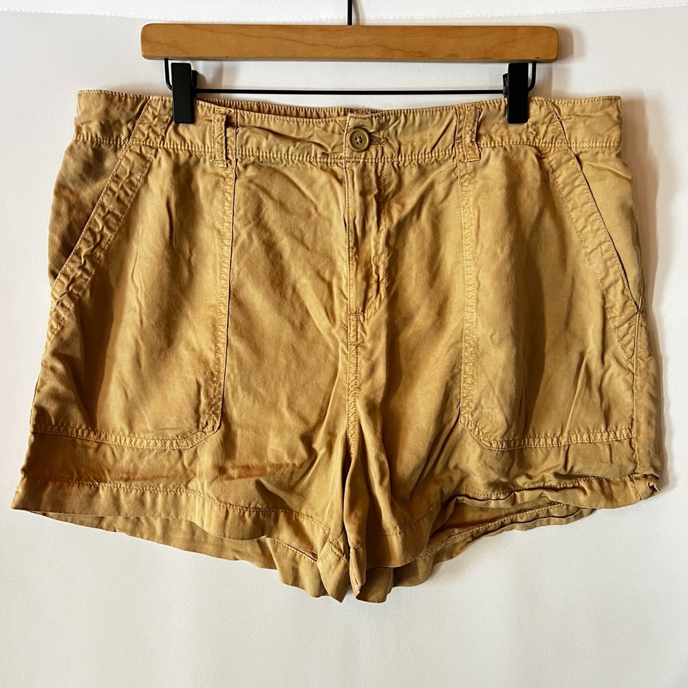 Social Standard by Sanctuary Cargo Shorts XXL Tan Beige Casual Elastic Waist